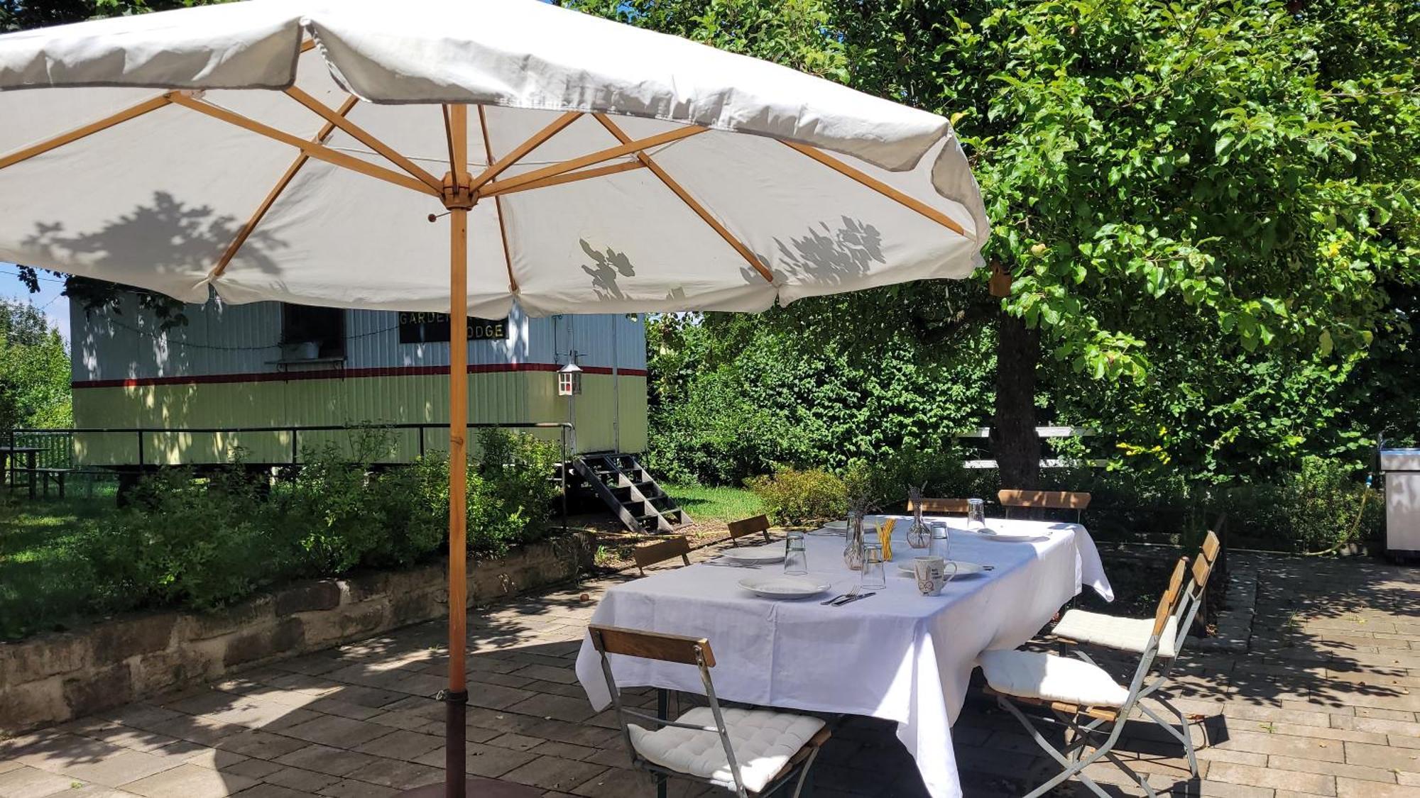 In Der Alten Gaertnerei B&B Neuhof an der Zenn Buitenkant foto
